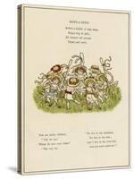 Ring-A-Ring -- Children Dancing-Kate Greenaway-Stretched Canvas