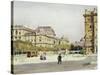 Ring and Opera House in Vienna, Austria-Ernst Graner-Stretched Canvas