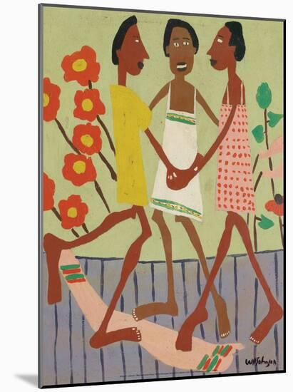 Ring Around the Rosey-William H Johnson-Mounted Art Print