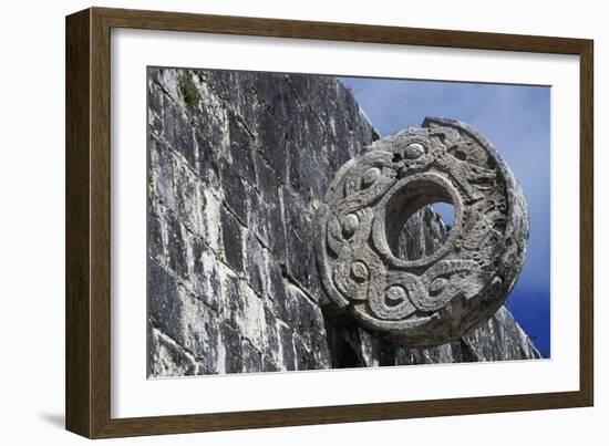 Ring for the Game of Pelota, Chichen Itza-null-Framed Photographic Print