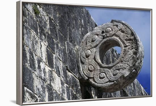 Ring for the Game of Pelota, Chichen Itza-null-Framed Photographic Print