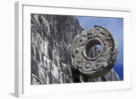 Ring for the Game of Pelota, Chichen Itza-null-Framed Photographic Print