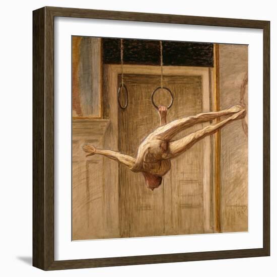 Ring Gymnast No.2, 1912-Eugene Jansson-Framed Giclee Print