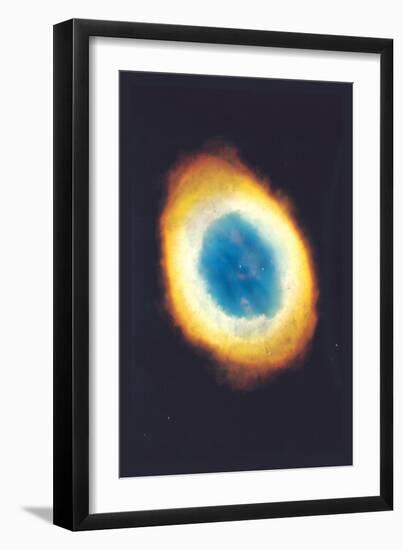Ring Nebula-null-Framed Art Print