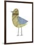 Ring-necked Blue-winged Celery Bird-John W Golden-Framed Giclee Print