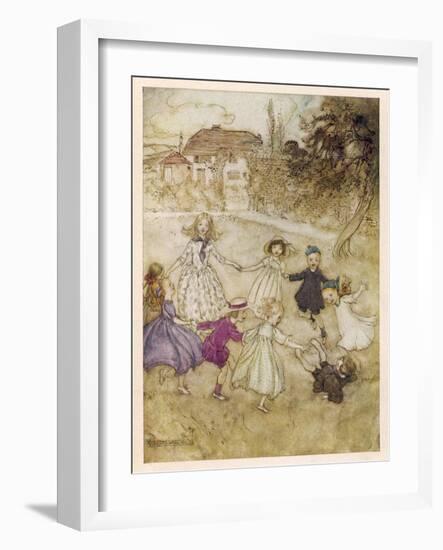 Ring O'Roses-Arthur Rackham-Framed Art Print