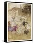 Ring O'Roses-Arthur Rackham-Framed Stretched Canvas