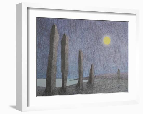 Ring of Brodgar, 2016-Ann Brain-Framed Giclee Print