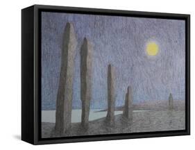 Ring of Brodgar, 2016-Ann Brain-Framed Stretched Canvas