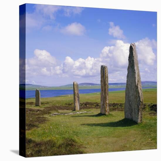 Ring of Brodgar (Brogar), Mainland, Orkney Islands, Scotland, UK,Europe-Michael Jenner-Stretched Canvas