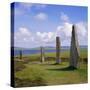 Ring of Brodgar (Brogar), Mainland, Orkney Islands, Scotland, UK,Europe-Michael Jenner-Stretched Canvas