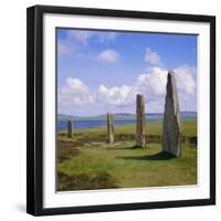 Ring of Brodgar (Brogar), Mainland, Orkney Islands, Scotland, UK,Europe-Michael Jenner-Framed Photographic Print