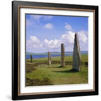 Ring of Brodgar (Brogar), Mainland, Orkney Islands, Scotland, UK,Europe-Michael Jenner-Framed Photographic Print