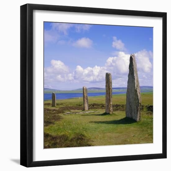 Ring of Brodgar (Brogar), Mainland, Orkney Islands, Scotland, UK,Europe-Michael Jenner-Framed Photographic Print