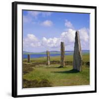 Ring of Brodgar (Brogar), Mainland, Orkney Islands, Scotland, UK,Europe-Michael Jenner-Framed Photographic Print