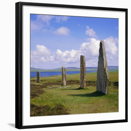 Ring of Brodgar (Brogar), Mainland, Orkney Islands, Scotland, UK,Europe-Michael Jenner-Framed Photographic Print