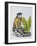 Ring-Tailed Lemur (Lemur Catta), Lemuridae-null-Framed Giclee Print