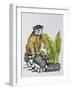 Ring-Tailed Lemur (Lemur Catta), Lemuridae-null-Framed Giclee Print