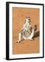 Ring-Tailed Lemur (Lemur Catta) Sunbathing with a Suckling Cub-Gabrielle and Michel Therin-Weise-Framed Photographic Print