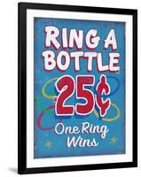 Ring Toss Distressed-Retroplanet-Framed Giclee Print