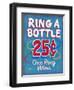 Ring Toss Distressed-Retroplanet-Framed Giclee Print