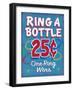 Ring Toss Distressed-Retroplanet-Framed Giclee Print