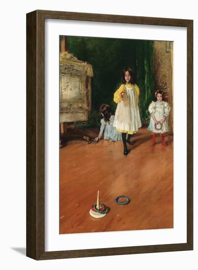 Ring Toss-William Merritt Chase-Framed Art Print