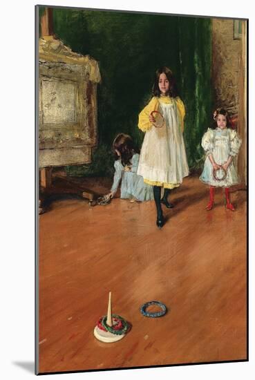 Ring Toss-William Merritt Chase-Mounted Art Print