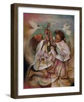 Ringbell Heaven-Essud Fungcap-Framed Art Print