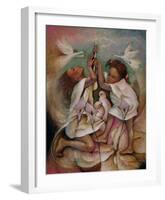 Ringbell Heaven-Essud Fungcap-Framed Art Print