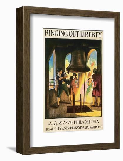 Ringing Out Liberty-Newell Convers Wyeth-Framed Premium Giclee Print