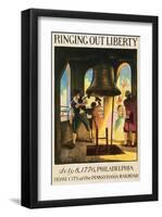 Ringing Out Liberty-Newell Convers Wyeth-Framed Premium Giclee Print