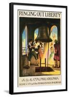 Ringing Out Liberty-Newell Convers Wyeth-Framed Premium Giclee Print