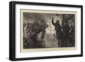 Ringing the Life-Boat Bell, a Sketch on the Norfolk Coast-Charles Joseph Staniland-Framed Giclee Print