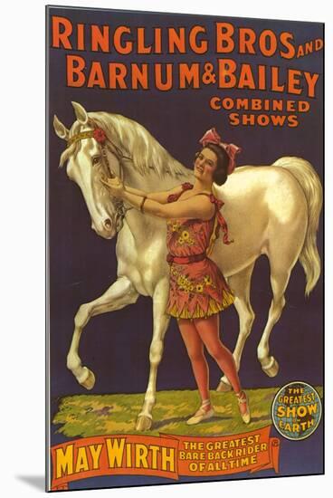 Ringling Bros Circus Barnum and Bailey, USA-null-Mounted Giclee Print