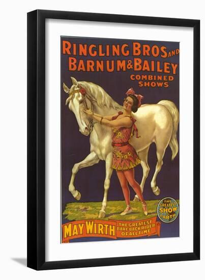 Ringling Bros Circus Barnum and Bailey, USA-null-Framed Premium Giclee Print