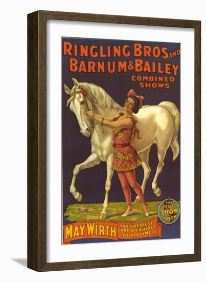 Ringling Bros Circus Barnum and Bailey, USA-null-Framed Giclee Print