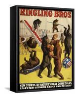 Ringling Bros, Poster, 1900-null-Framed Stretched Canvas