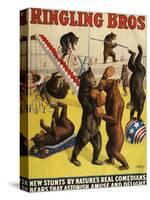 Ringling Bros, Poster, 1900-null-Stretched Canvas