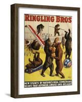 Ringling Bros, Poster, 1900-null-Framed Giclee Print