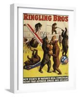 Ringling Bros, Poster, 1900-null-Framed Giclee Print