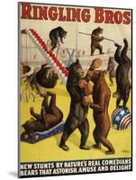 Ringling Bros, Poster, 1900-null-Mounted Giclee Print