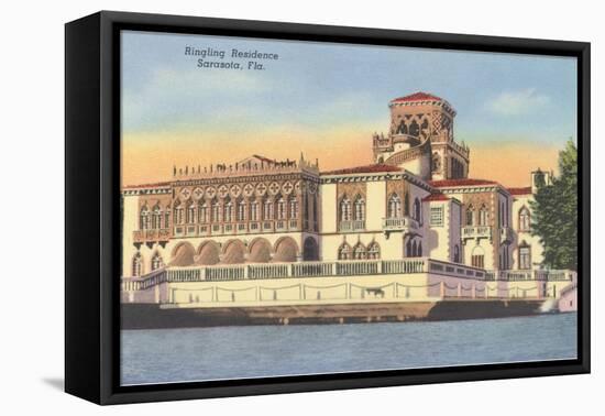 Ringling Mansion, Sarasota, Florida-null-Framed Stretched Canvas