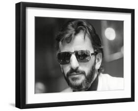 Ringo Starr, Former Beatle-Associated Newspapers-Framed Photo