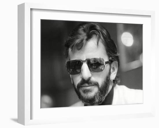 Ringo Starr, Former Beatle-Associated Newspapers-Framed Photo