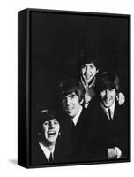 Ringo Starr, George Harrison, Paul McCartney and John Lennon of the English Rock Group the Beatles-John Dominis-Framed Stretched Canvas