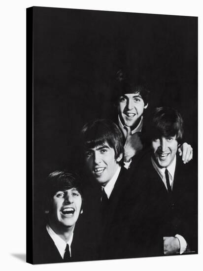 Ringo Starr, George Harrison, Paul McCartney and John Lennon of the English Rock Group the Beatles-John Dominis-Stretched Canvas