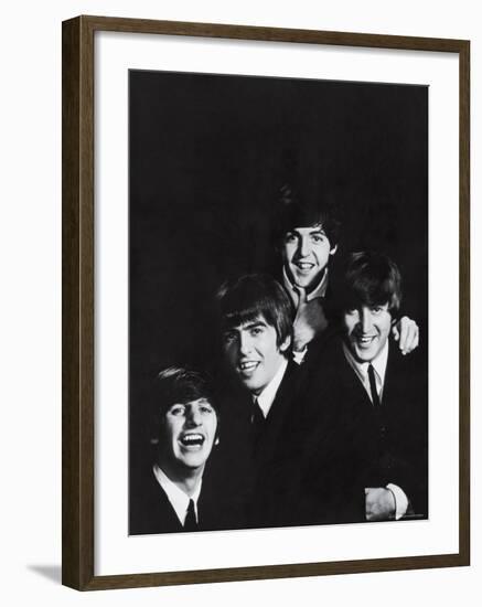 Ringo Starr, George Harrison, Paul McCartney and John Lennon of the English Rock Group the Beatles-John Dominis-Framed Premium Photographic Print