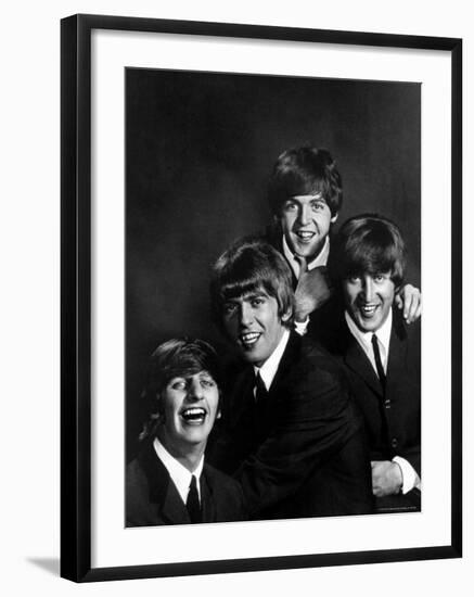 Ringo Starr, George Harrison, Paul McCartney and John Lennon-John Dominis-Framed Premium Photographic Print