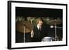 Ringo Starr Playing Drums-null-Framed Photographic Print